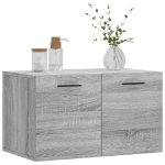 Mobile a Parete Grigio Sonoma 60x36,5x35cm in Legno Multistrato