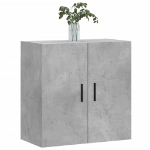 Mobile a Parete Grigio Cemento 60x31x60 cm in Legno Multistrato