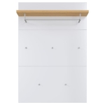 Germania Pannello Appendiabiti GW-Frisco 75x30x110cm Grandson e Bianco