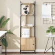 Libreria Anta Rovere Sonoma 44,5x30x154,5 cm Legno Multistrato