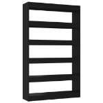 Libreria/Divisorio Nero 100x30x166 cm