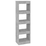 Libreria/Divisorio Grigio Cemento 40x30x135 cm