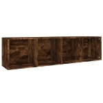 Libreria/Mobile TV Rovere Fumo 36x30x143cm in Legno Multistrato