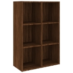 Libreria/Credenza Rovere Marrone 66x30x98 cm Legno Multistrato