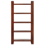 Libreria Marrone Miele 85x30x166 cm in Massello di Acacia
