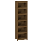 Libreria Marrone Miele 50x35x183 cm in Legno Massello di Pino