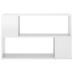 Libreria Bianco Lucido 100x24x63 cm in Truciolato