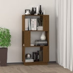 Libreria/Divisorio Miele 51x25x101 cm in Legno Massello di Pino