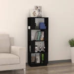 Libreria/Divisorio Bianco 51x25x132 cm Legno Massello di Pino