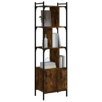 Libreria con Anta Rovere Fumo 44,5x30x154,5cm Legno Multistrato