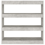 Libreria/Divisorio Grigio Cemento 100x30x103 cm