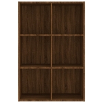 Libreria/Credenza Rovere Marrone 66x30x98 cm Legno Multistrato