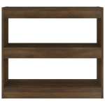 Libreria/Divisorio Rovere Marrone 80x30x72 cm