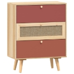 Credenza con Cassetti 60x30x75 cm in Legno Multistrato