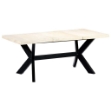 Tavolo da Pranzo 180x90x75 cm in Legno Massello di Mango