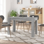 Tavolo da Pranzo Grigio Sonoma 120x60x76 cm Legno Multistrato