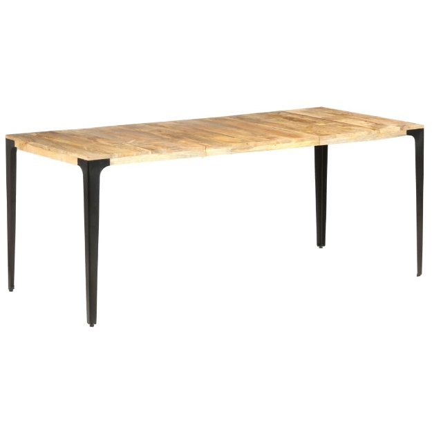 Tavolo da Pranzo 180x90x76 cm in Legno Massello di Mango