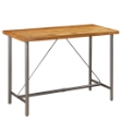 Tavolo da Bar Teak Massello Rigenerato 150x70x106 cm