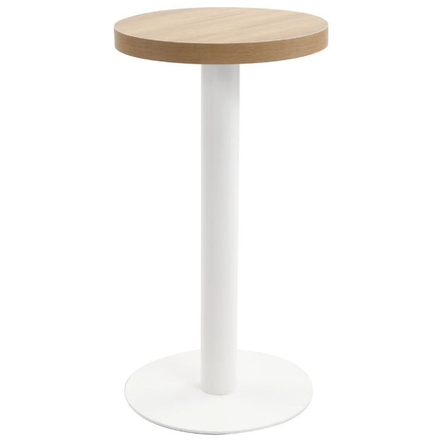 Tavolo da Bistrot Marrone Chiaro 40 cm in MDF