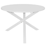Tavolo da Pranzo Bianco 120x75 cm in MDF