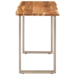 Tavolo da Pranzo 110x50x76 cm Legno Massello di Acacia