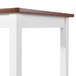 Tavolino da Bar in Legno Massello 108x60x91 cm