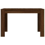 Tavolo da Pranzo Rovere Marrone 120x60x76 cm Legno Multistrato