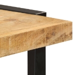 Tavolo da Bar 120x40x101 cm in Legno di Mango Grezzo