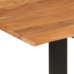 Tavolo da Pranzo 180x90x76 cm in Legno Massello di Acacia