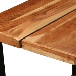 Tavolino da Bar in Legno Massello di Acacia 150x70x107 cm