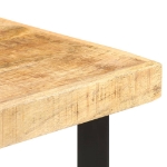 Tavolo da Bar 60x60x107 cm in Legno Ruvido di Mango