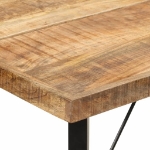 Tavolino da Bar 180x70x107 cm Legno Massello di Mango e Ferro