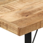 Tavolino da Bar 110x55x107 cm Legno Massello di Mango e Ferro
