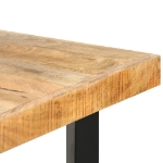 Tavolo da Bar 180x70x107 cm in Legno Ruvido di Mango