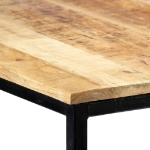 Tavolo da Pranzo 180x90x75 cm in Legno Massello di Mango Grezzo