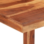 Tavolo da Pranzo 110x50x76 cm Legno Massello di Acacia