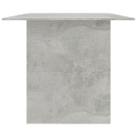 Tavolo da Pranzo Grigio Cemento 180x90x76 cm Legno Multistrato