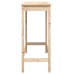 Tavolo da Bar 100x50x110 cm in Legno Massello di Pino