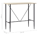 Tavolo da Bar Rovere 120x60x110 cm in MDF