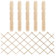 Recinzione a Traliccio 5 pz in Massello Abete 180x80 cm