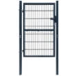 Cancello da Giardino 2D (Singolo) Grigio Antracite 106 x 210 cm
