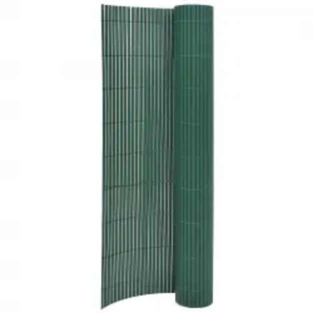 Recinzione da Giardino a Doppio Lato 110x500 cm Verde