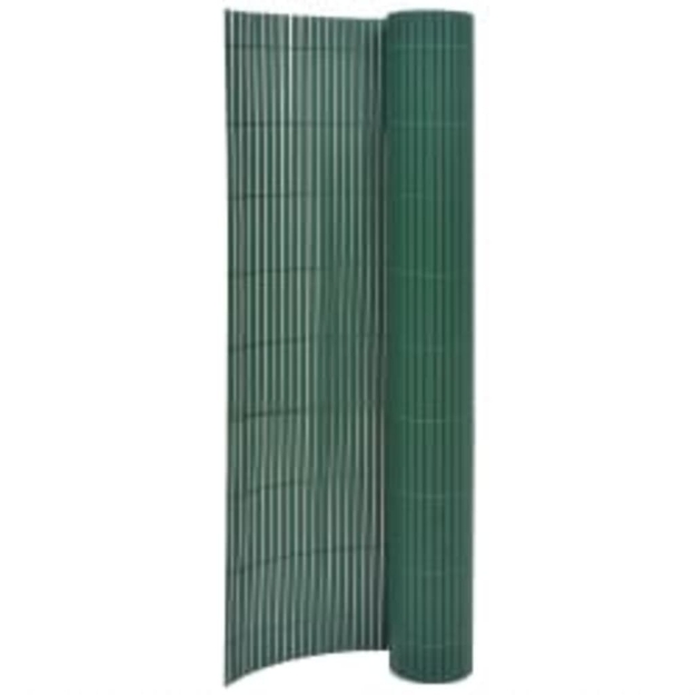 Recinzione da Giardino a Doppio Lato 110x400 cm Verde