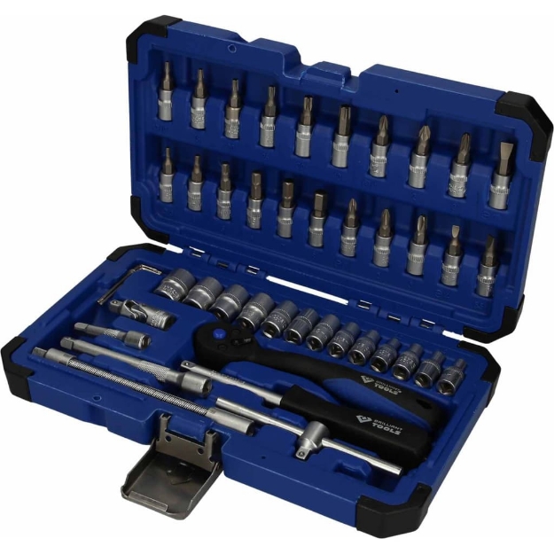 BRILLIANT TOOLS Set di Bussole 45 pz 1/4" Acciaio