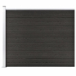 Pannello di Recinzione in WPC 175x146 cm Grigio