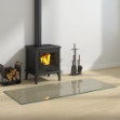 Lastra in Vetro per Caminetto Rettangolare 120x50 cm