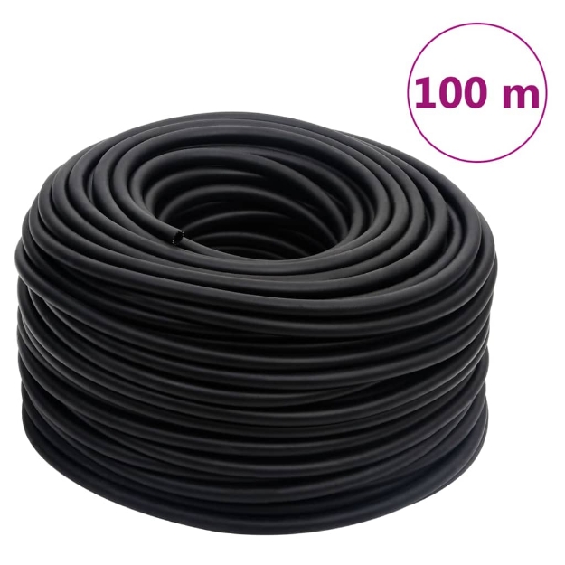 Tubo Aria Ibrido Nero 0,6" 100 m in Gomma e PVC