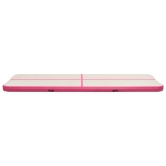 Tappetino Ginnastica Gonfiabile con Pompa 800x100x20cm PVC Rosa