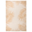 Tappeto da Esterni a Tessitura Piatta 160x230cm Motivo a Foglie