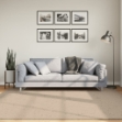 Tappeto a Pelo Corto HUARTE Morbido e Lavabile Sabbia 200x200cm
